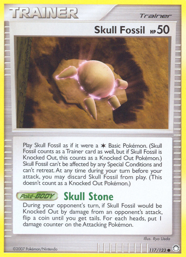 Skull Fossil (117/123) [Diamond & Pearl: Mysterious Treasures] | Galactic Gamez