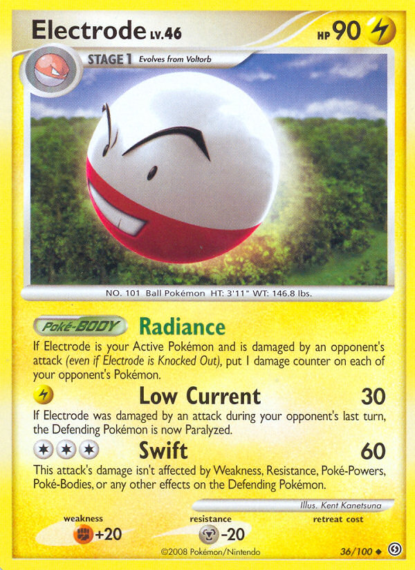 Electrode (36/100) [Diamond & Pearl: Stormfront] | Galactic Gamez