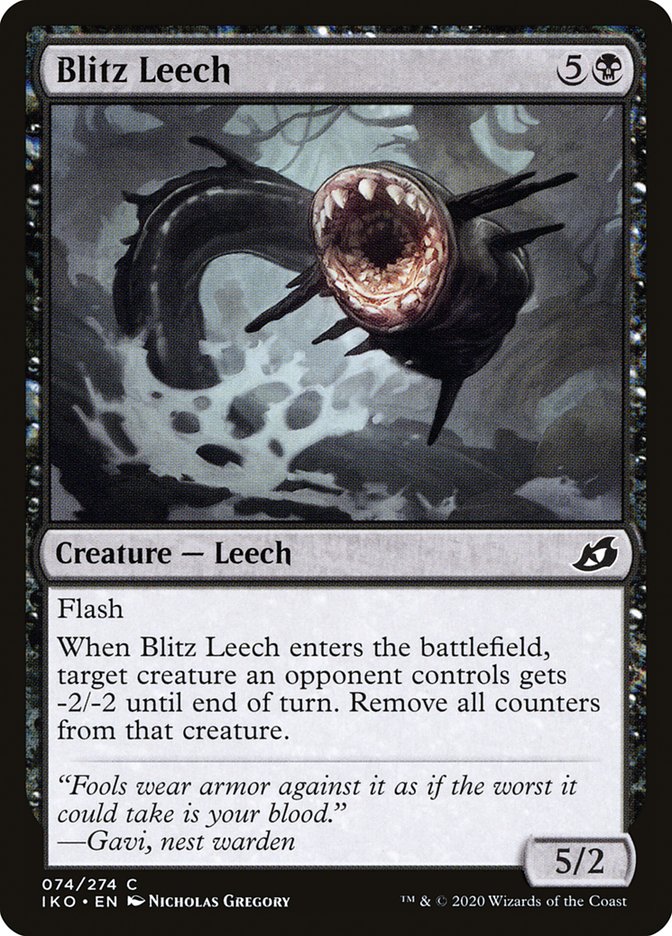 Blitz Leech [Ikoria: Lair of Behemoths] | Galactic Gamez