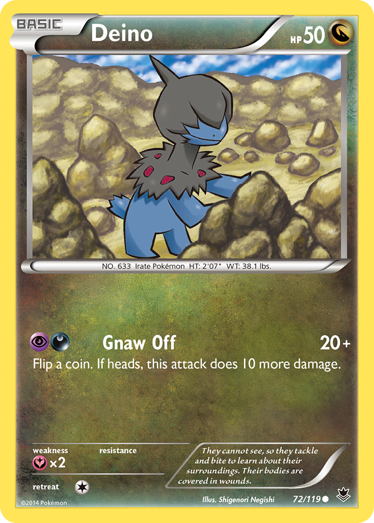 Deino (72/119) [XY: Phantom Forces] | Galactic Gamez