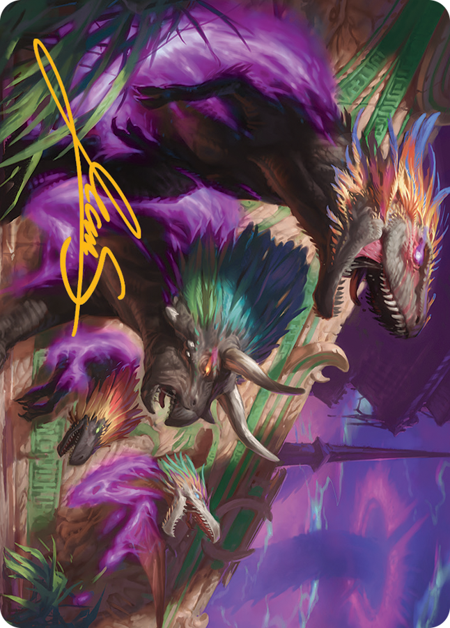 Burning Sun's Fury Art Card (Gold-Stamped Signature) [March of the Machine Art Series] | Galactic Gamez