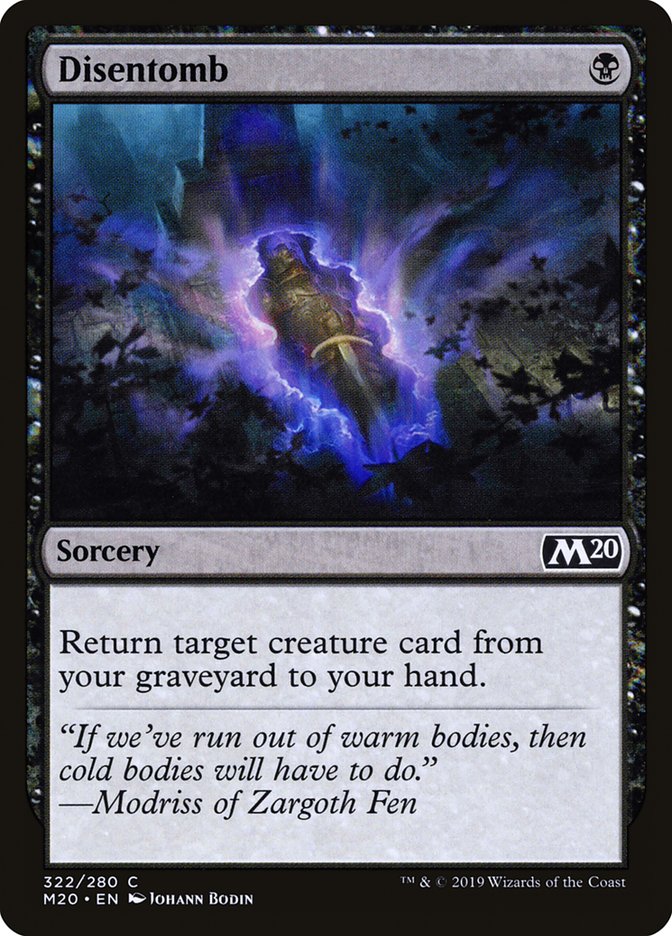 Disentomb [Core Set 2020] | Galactic Gamez