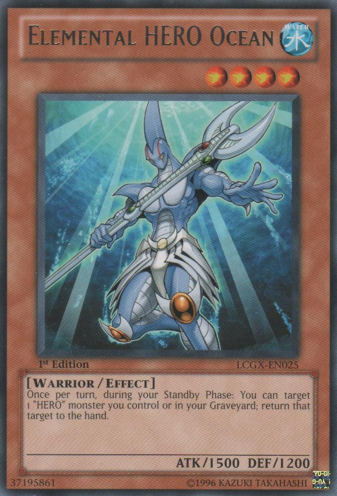 Elemental HERO Ocean [LCGX-EN025] Rare | Galactic Gamez