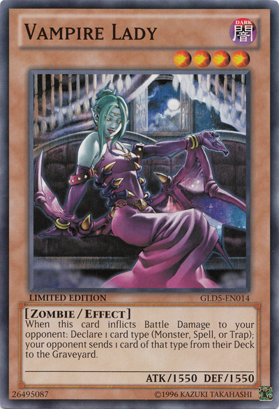 Vampire Lady [GLD5-EN014] Common | Galactic Gamez