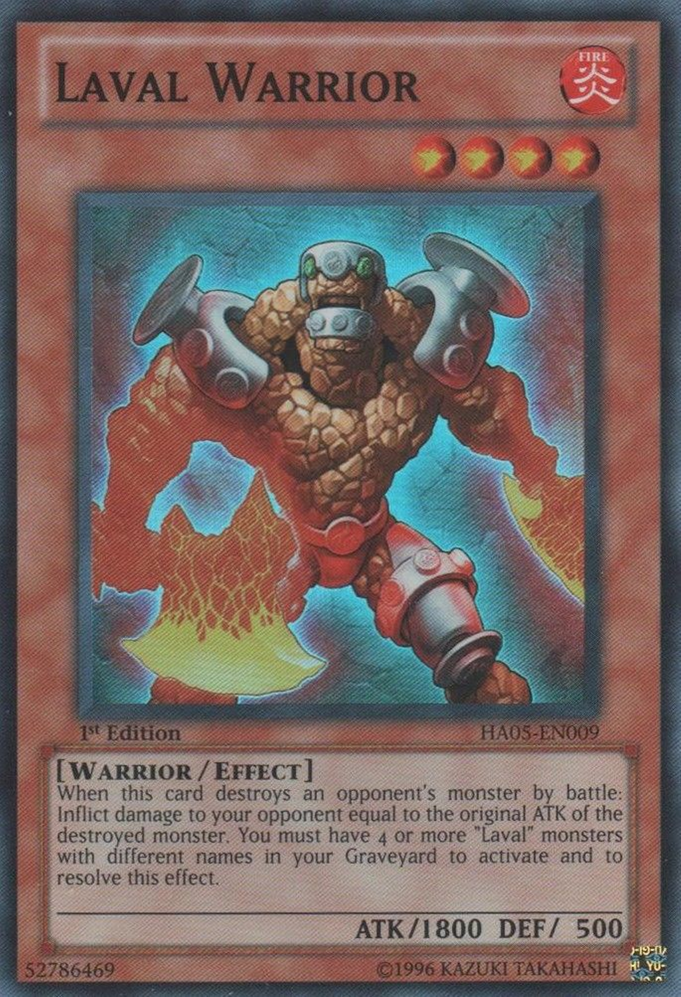 Laval Warrior [HA05-EN009] Super Rare | Galactic Gamez