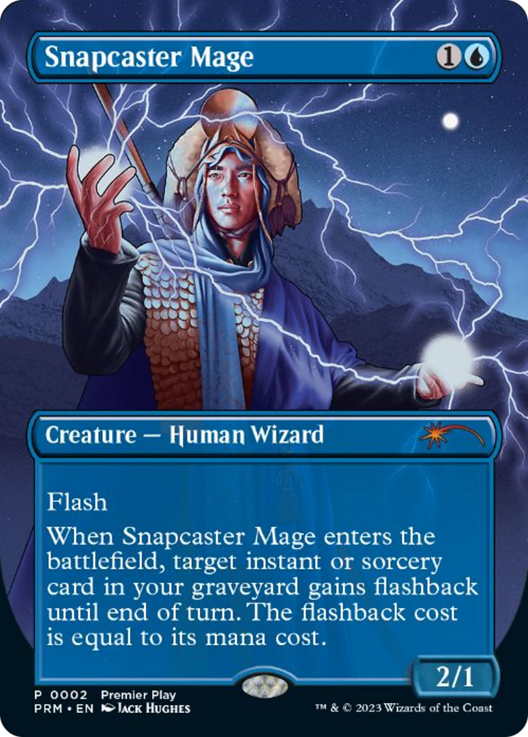 Snapcaster Mage (Borderless Alternate Art) [Regional Championship Qualifiers 2023] | Galactic Gamez