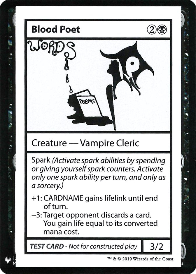 Blood Poet [Mystery Booster Playtest Cards] | Galactic Gamez