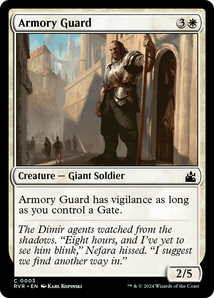 Armory Guard [Ravnica Remastered] | Galactic Gamez