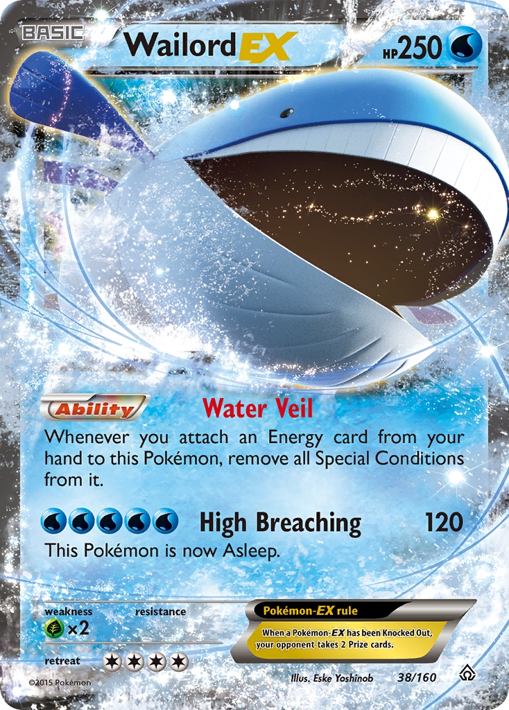 Wailord EX (38/160) [XY: Primal Clash] | Galactic Gamez