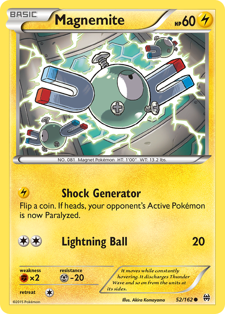 Magnemite (52/162) [XY: BREAKthrough] | Galactic Gamez