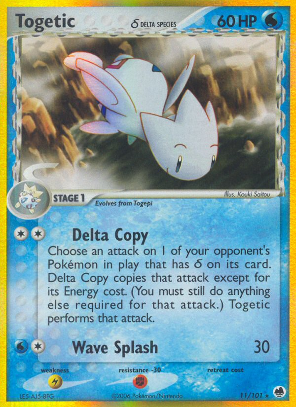 Togetic (11/101) (Delta Species) [EX: Dragon Frontiers] | Galactic Gamez