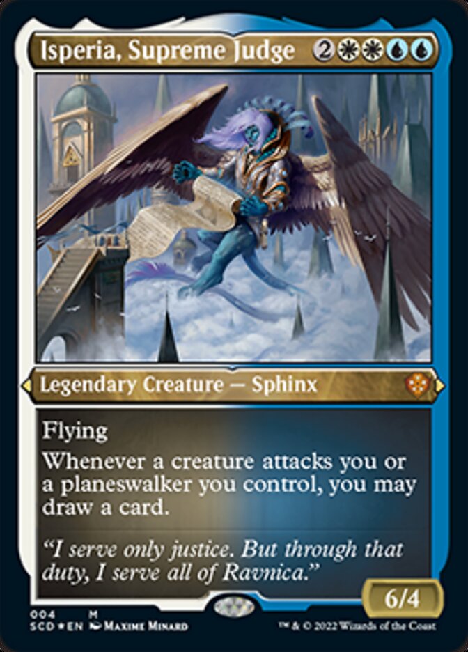 Isperia, Supreme Judge (Foil Etched) [Starter Commander Decks] | Galactic Gamez