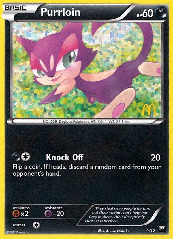 Purrloin (9/12) [McDonald's Promos: 2012 Collection] | Galactic Gamez