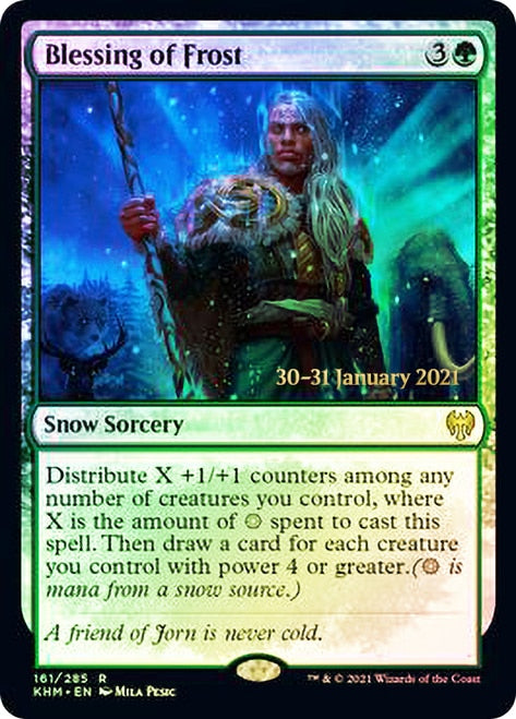 Blessing of Frost  [Kaldheim Prerelease Promos] | Galactic Gamez