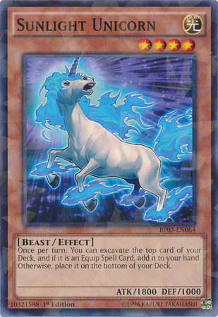 Sunlight Unicorn (Shatterfoil) [BP03-EN064] Shatterfoil Rare | Galactic Gamez