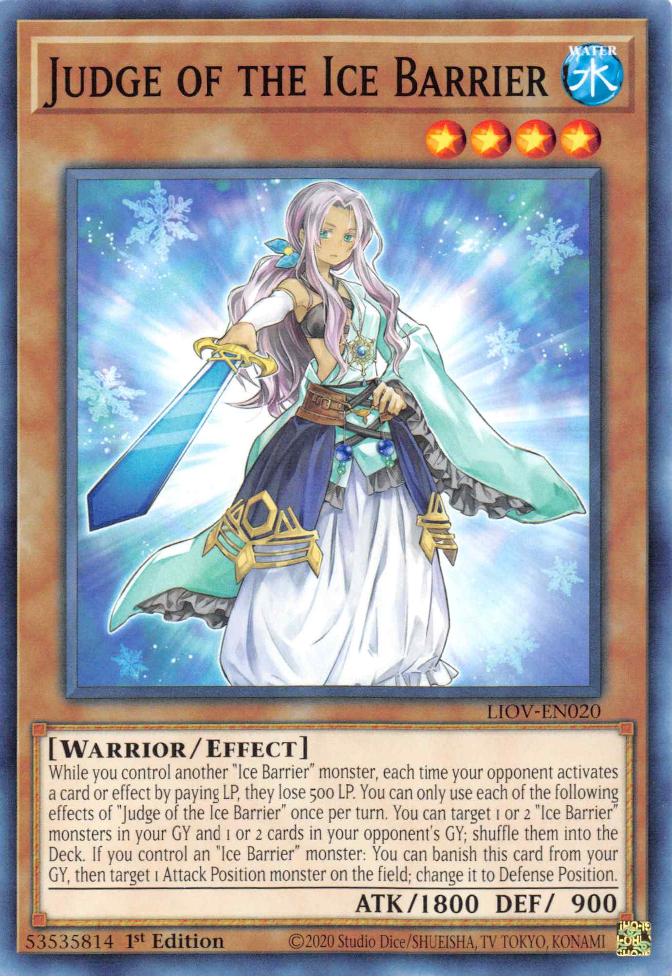 Judge of the Ice Barrier [LIOV-EN020] Common | Galactic Gamez