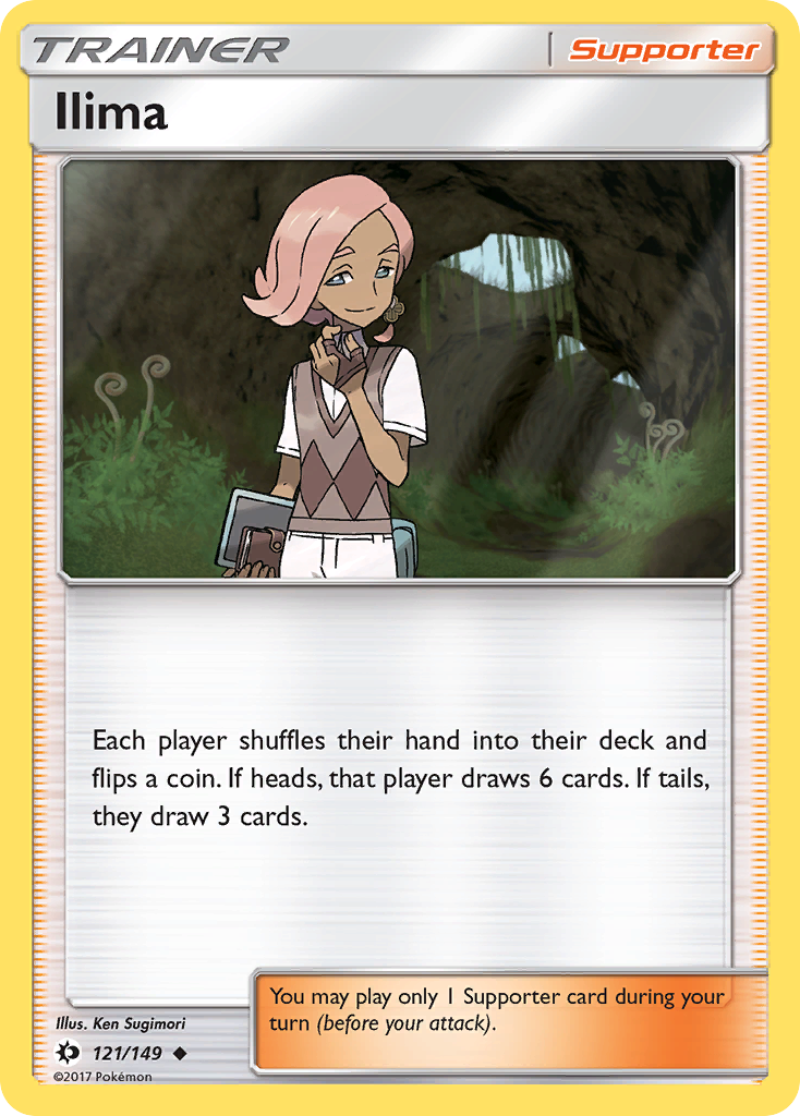 Ilima (121/149) [Sun & Moon: Base Set] | Galactic Gamez