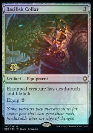 Basilisk Collar [Commander Legends: Battle for Baldur's Gate Prerelease Promos] | Galactic Gamez