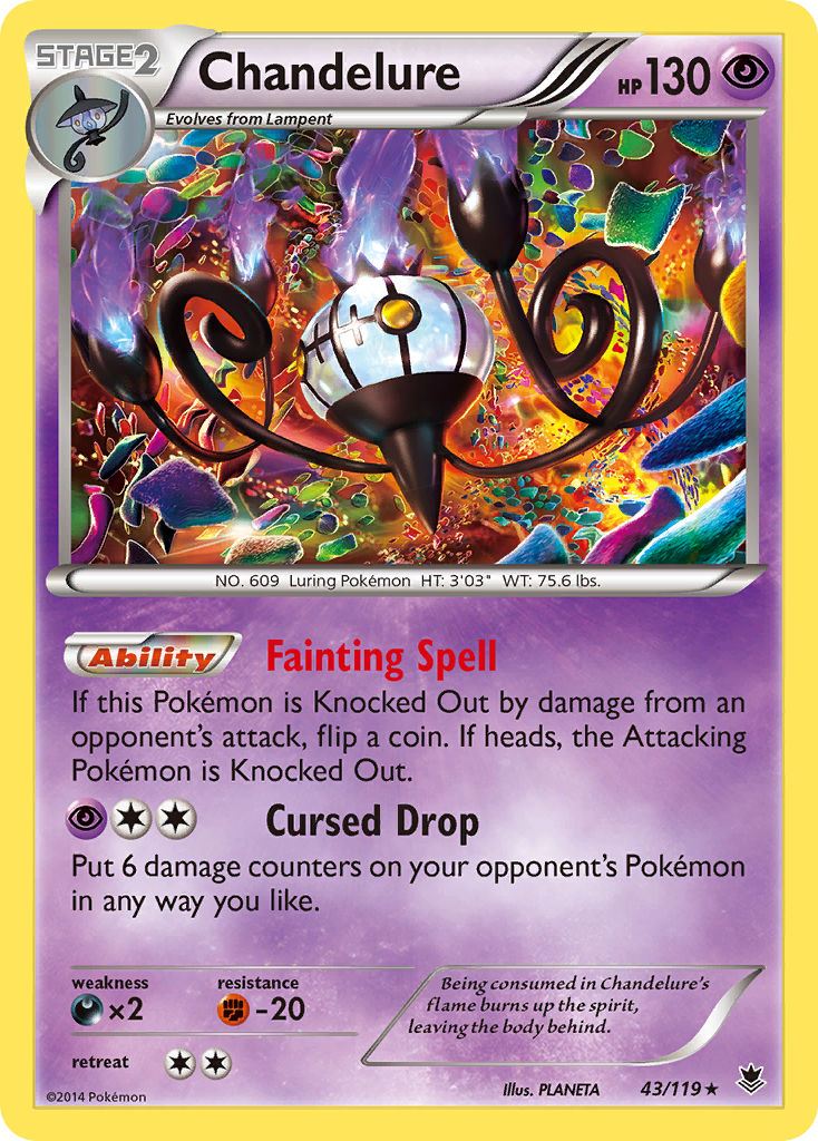 Chandelure (43/119) [XY: Phantom Forces] | Galactic Gamez