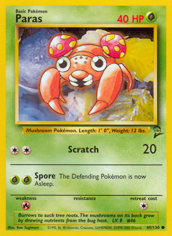 Paras (85/130) [Base Set 2] | Galactic Gamez