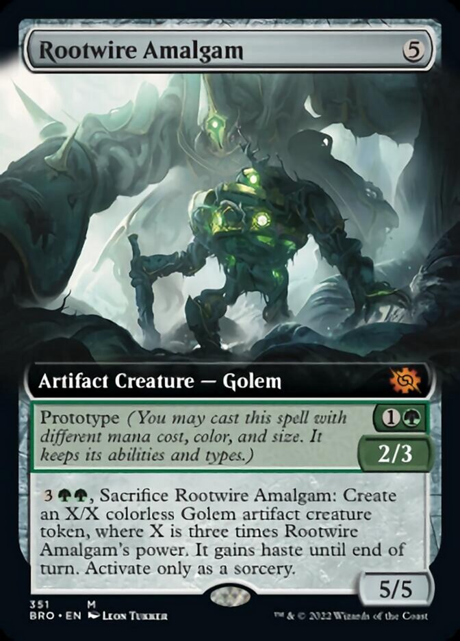 Rootwire Amalgam (Extended Art) [The Brothers' War] | Galactic Gamez