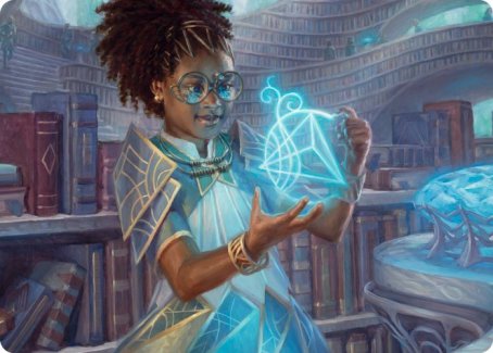 Zimone, Quandrix Prodigy Art Card [Strixhaven: School of Mages Art Series] | Galactic Gamez