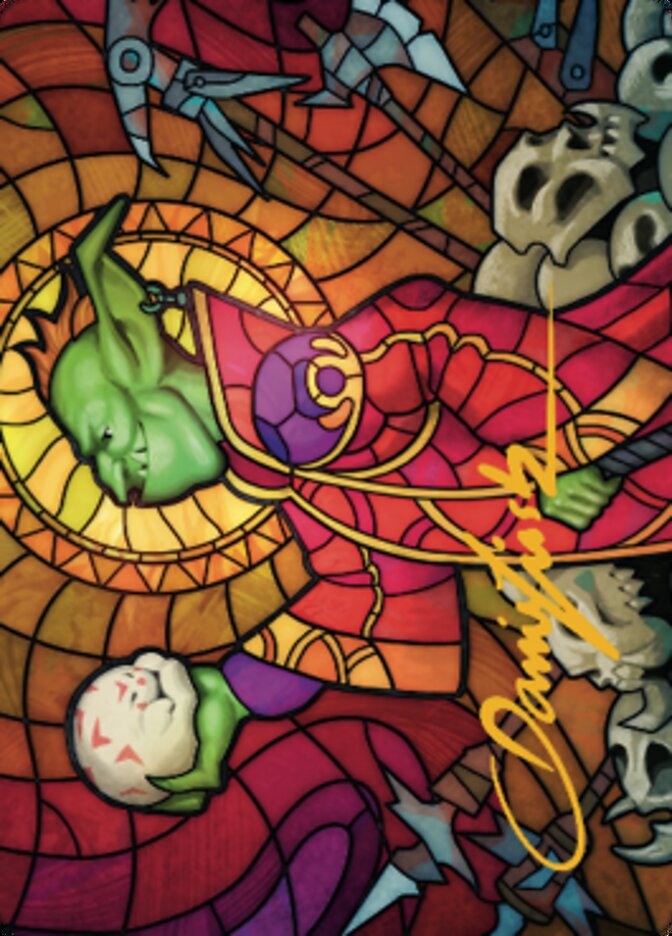 Squee, Dubious Monarch Art Card (Gold-Stamped Signature) [Dominaria United Art Series] | Galactic Gamez