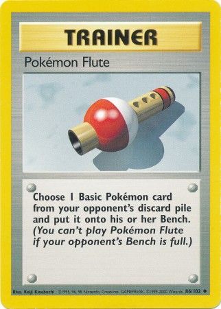 Pokemon Flute (86/102) [Base Set Unlimited] | Galactic Gamez