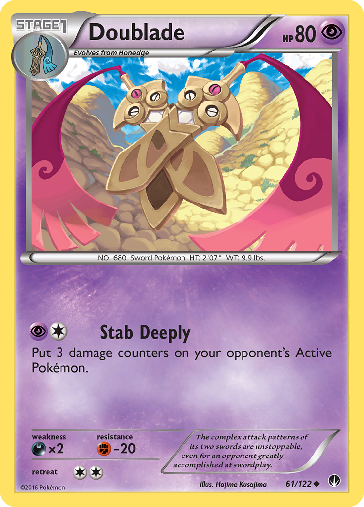 Doublade (61/122) [XY: BREAKpoint] | Galactic Gamez