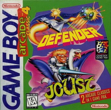 Arcade Classic 4: Defender and Joust - GameBoy | Galactic Gamez