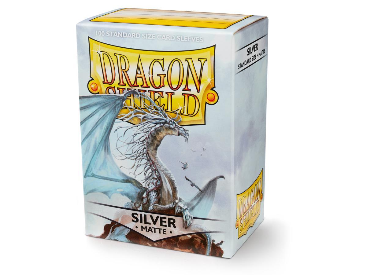 Dragon Shield 100ct Matte Silver | Galactic Gamez