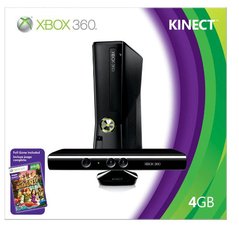 Xbox 360 Slim Console 4GB Kinect Bundle - Xbox 360 | Galactic Gamez