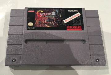 Contra III The Alien Wars [Not for Resale] - Super Nintendo | Galactic Gamez