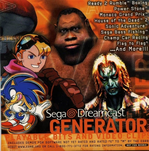 Generator Volume 1 - Sega Dreamcast | Galactic Gamez