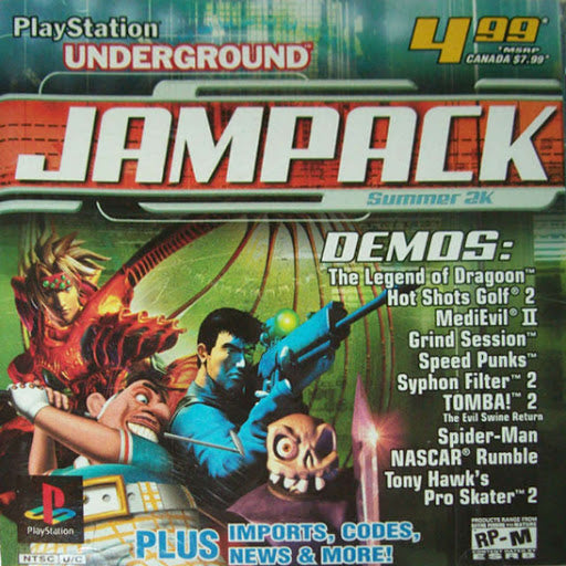 PlayStation Underground Jampack Summer 2000 - Playstation | Galactic Gamez