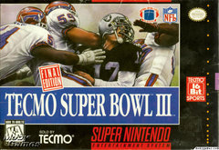 Tecmo Super Bowl III - Super Nintendo | Galactic Gamez