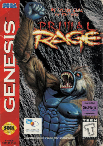 Primal Rage [Cardboard Box] | Galactic Gamez