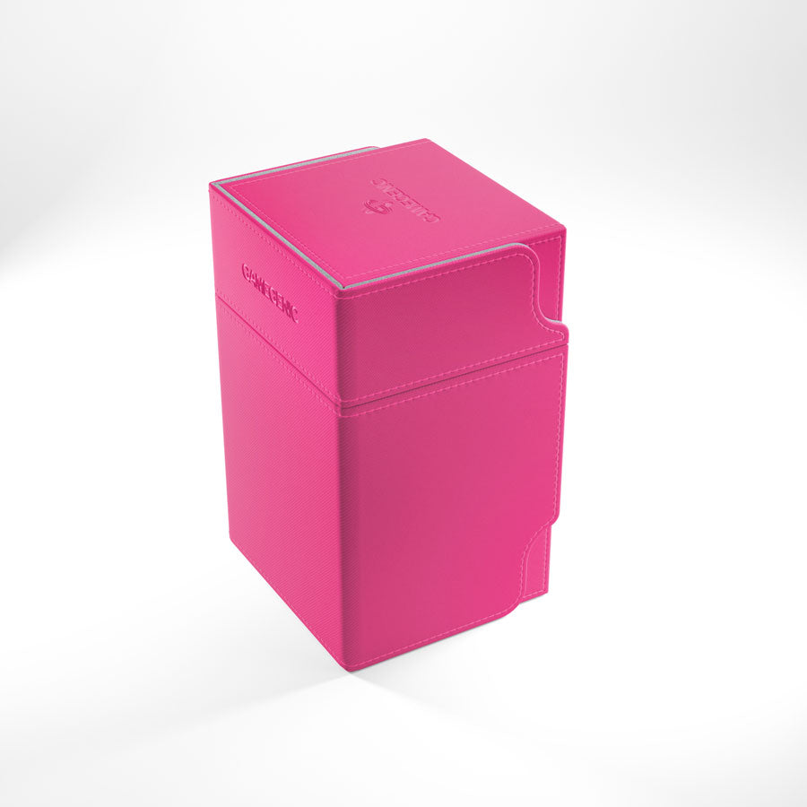 Gamegenic Watchtower 100+ Convertible Deck Box (Pink) | Galactic Gamez