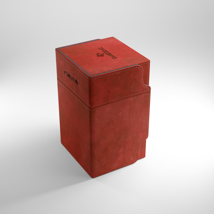 Gamegenic Watchtower 100+ Convertible Deck Box (Red) | Galactic Gamez