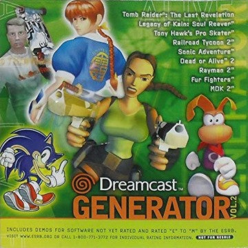 Generator Volume 2 - Sega Dreamcast | Galactic Gamez