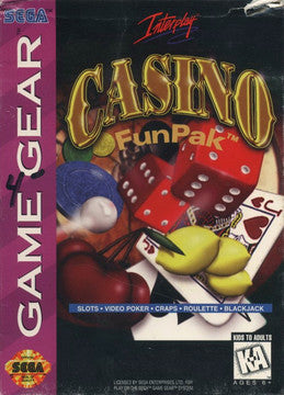 Casino Fun Pak - Sega Game Gear | Galactic Gamez