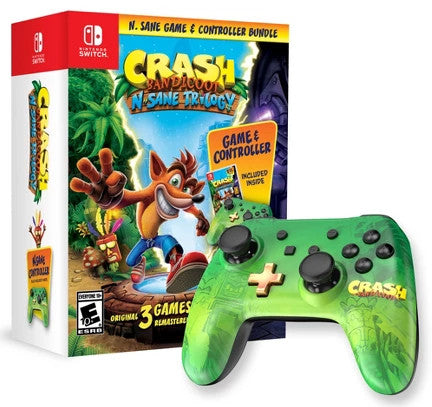 Crash Bandicoot N. Sane Trilogy [Controller Bundle] - Nintendo Switch | Galactic Gamez