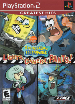 SpongeBob SquarePants Lights Camera Pants [Greatest Hits] - Playstation 2 | Galactic Gamez