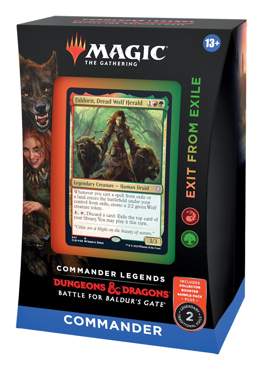 Commander Legends: Battle for Baldur's Gate Commander Deck - Exit From Exile | Galactic Gamez