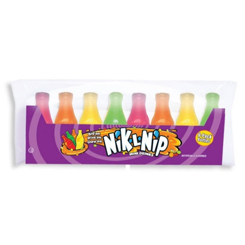 Nik-l-Nip Wax Bottles Candy | Galactic Gamez