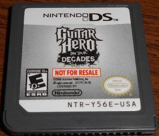 Guitar Hero On Tour Decades [Not for Resale] - Nintendo DS | Galactic Gamez