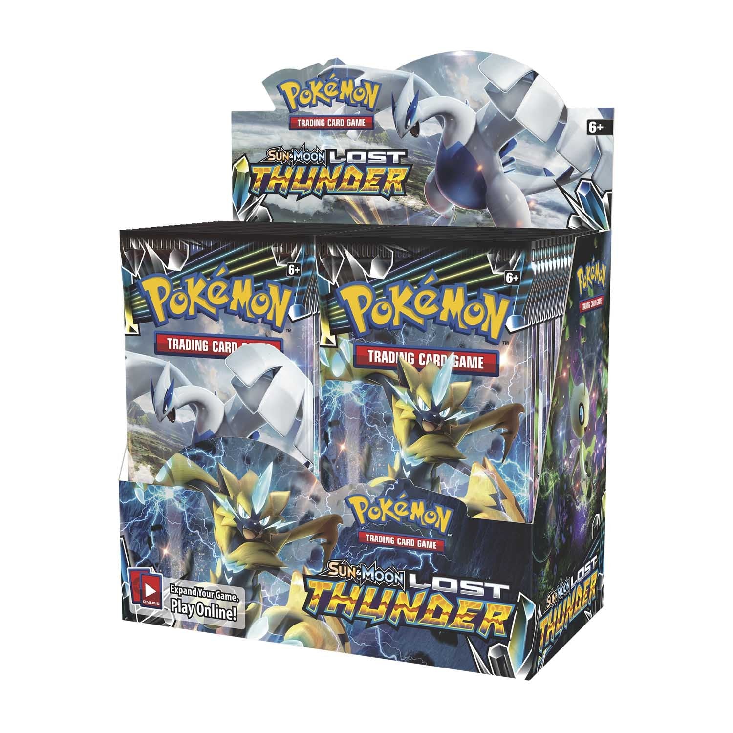 Sun & Moon-Lost Thunder Booster Display Box (36 Booster Packs) | Galactic Gamez