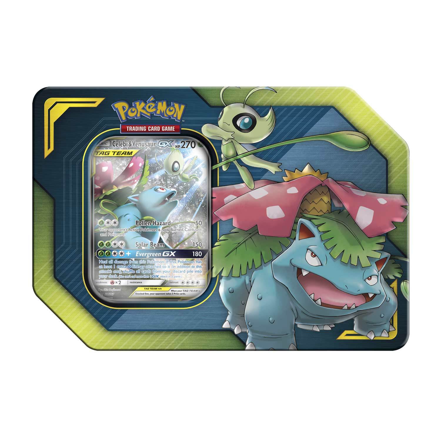 TAG TEAM Tin (Celebi & Venusaur-GX) | Galactic Gamez