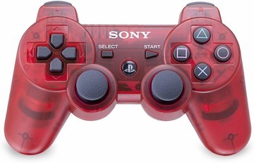 Dualshock 3 Wireless Controller Clear Red - Playstation 3 | Galactic Gamez