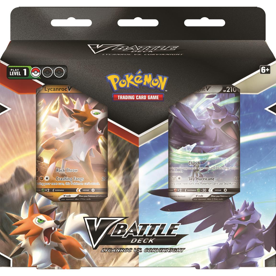 Pokemon Lycanroc vs. Corviknight - V Battle Deck Trading Card Game | Galactic Gamez